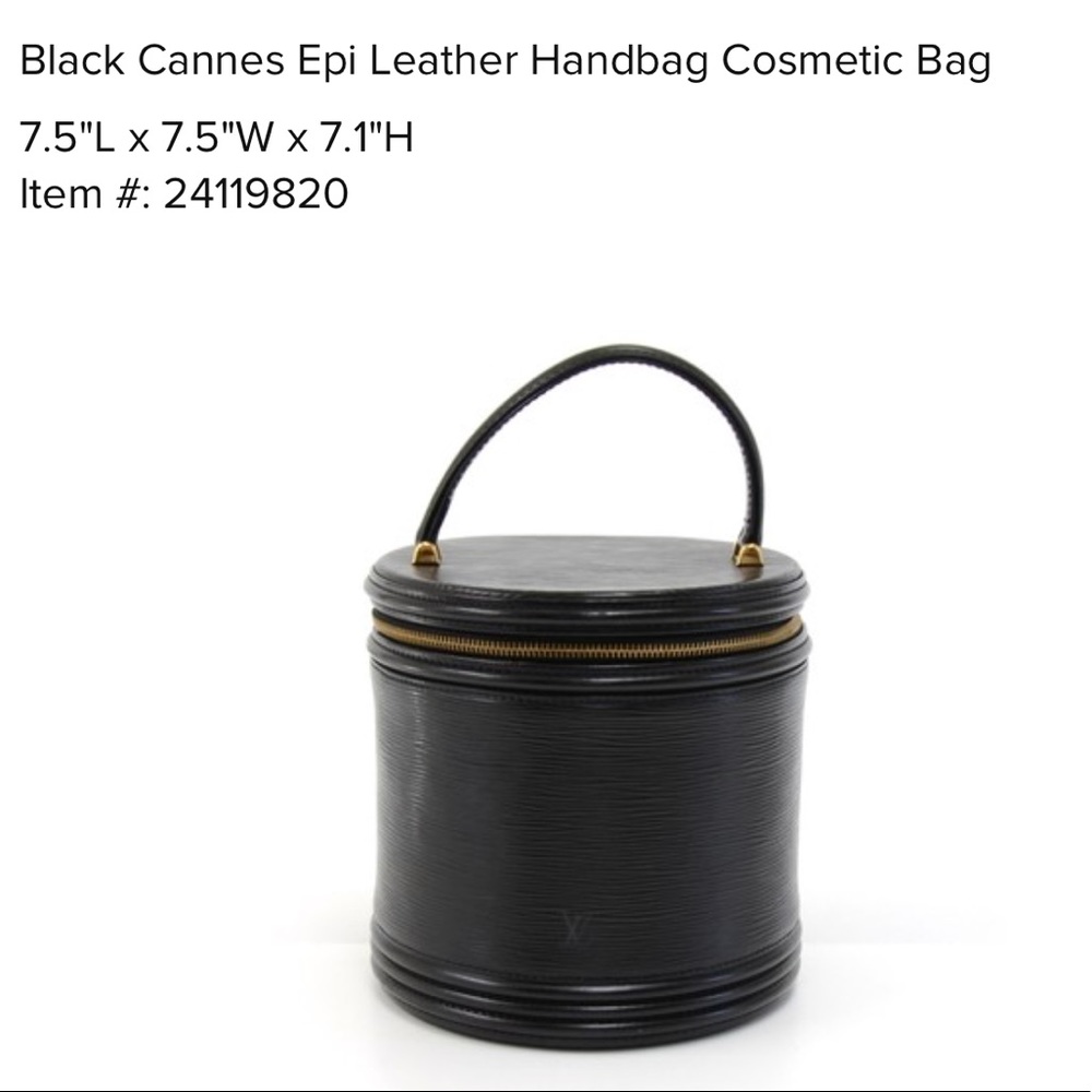 Louis Vuitton Cannes Epi Vintage Bucket Bag